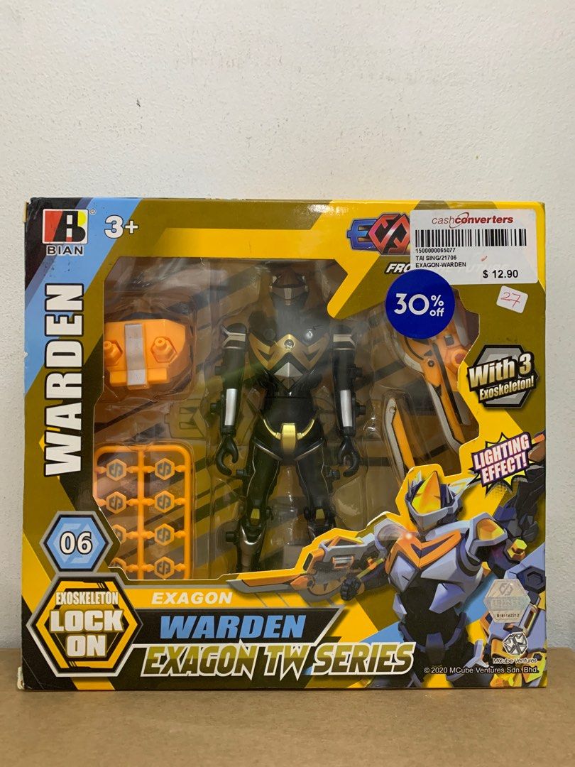 Exagon Collection Bian exagon warden exagon tw series exoskeleton lock on, Hobbies & Toys ...