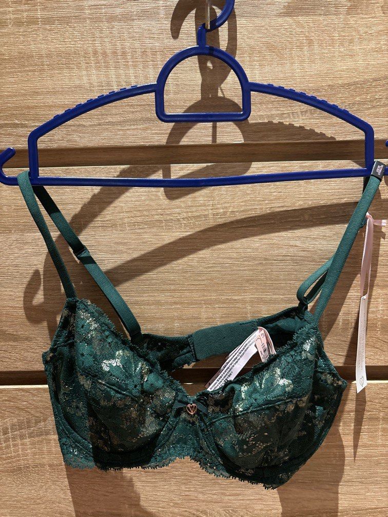 bnwt victoria's secrets sheer demi unlined bra all over lace comfy and sexy  in size 34c, Women's Fashion, New Undergarments & Loungewear on Carousell