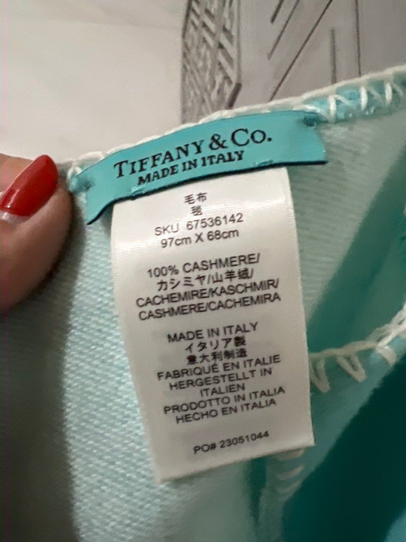 Brand new cashmere Tiffany Baby Blanket