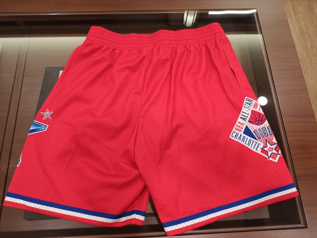 Brand New NBA All Star West 1991 Mitchell Ness Hardwood Classics Swingman Shorts Carousell