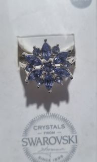 Brand new Ring with  Swarovski crystals Small to Medium