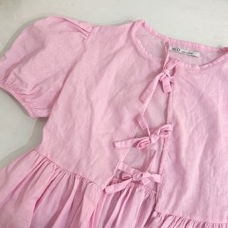 bsco ganni top [baby pink]
