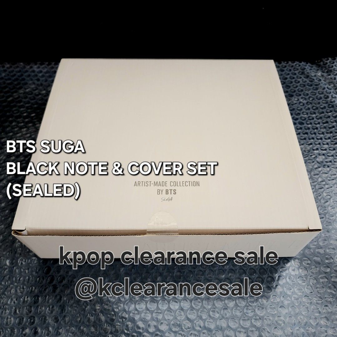 BTS ARTIST-MADE COLLECTION ノートカバー ユンギ（SUGA BLACK