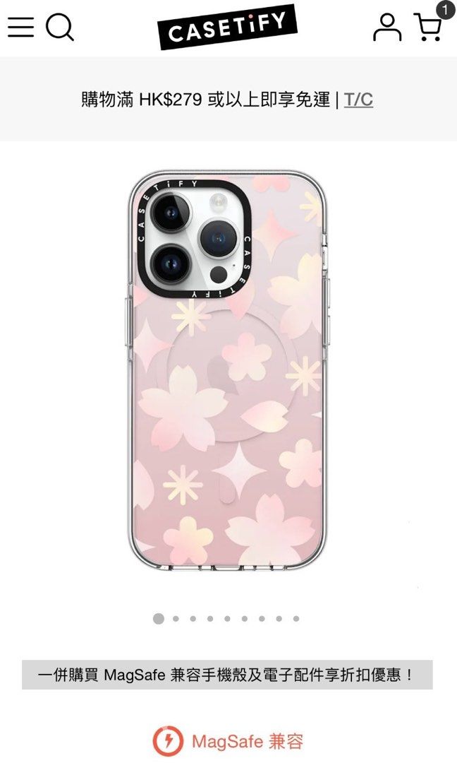 衝撃の激安コスパ・掘り出し物も Sheer - Casetify Sakura 電話 手提電話, (正版), Pink Pattern iPhoneアクセサリー