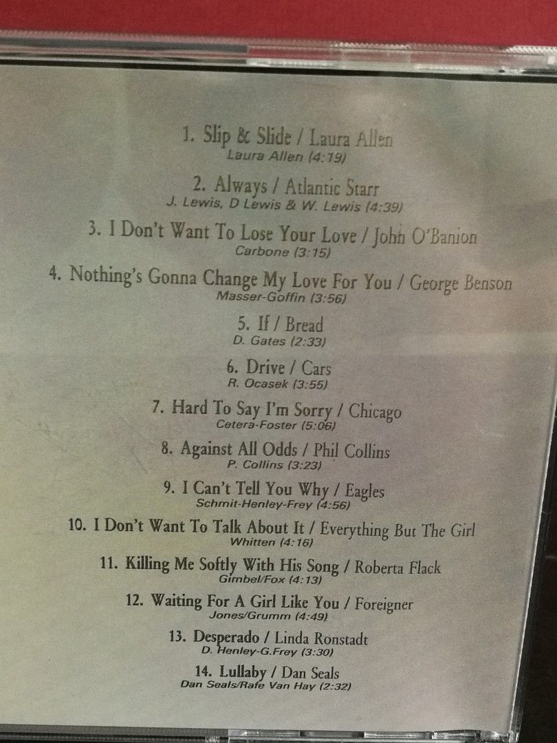 CD Best of Everlasting Love Songs, Hobbies & Toys, Music & Media, CDs ...