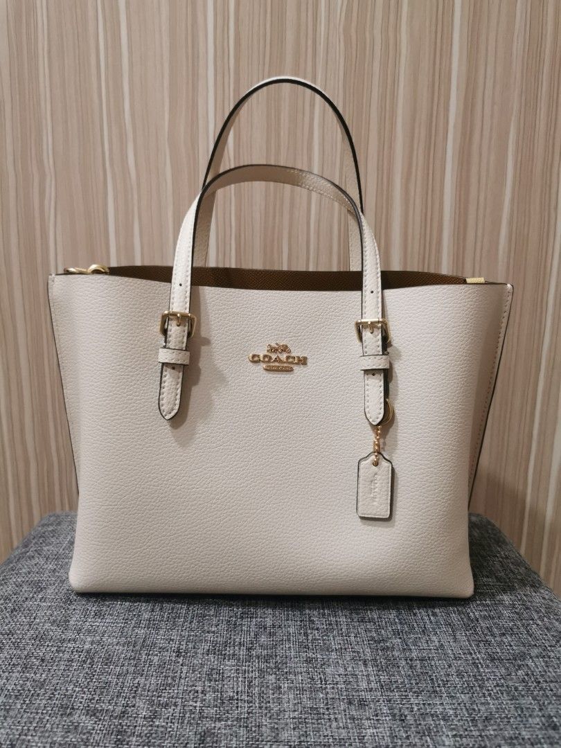 Coach Mollie 25 (Category: Luxury Bags & Wallets) located in Manila. Submitted by goods4all (Listing ID 1294205196, Image 1). Description: Chalk color. Purchased from US Coach outlet. RFS : wrong purchase, wanted the willow tote.