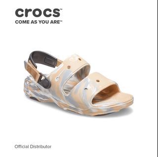 Crocs Classics All Terrain Marbled Sandal in Chai Multi
