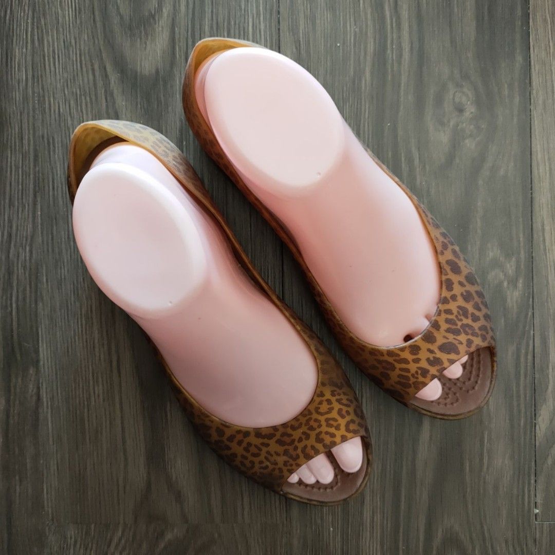 Crocs Leopard Flat Brown W8 24 CM