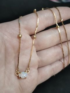 Dainty Opal necklace from Japan