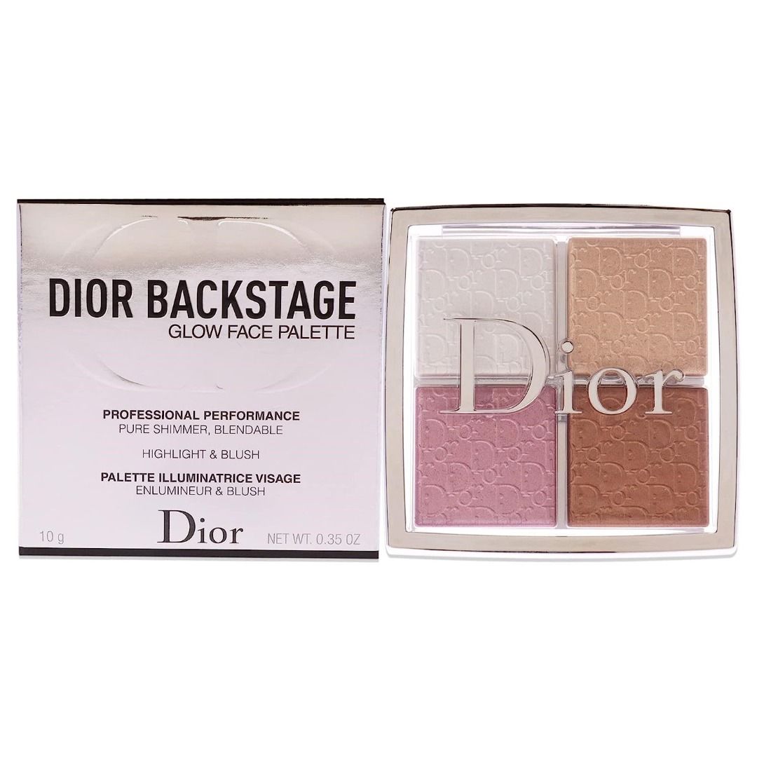 DIOR BACKSTAGE GLOW FACE PALETTE in 001 UNIVERSAL (Category: Makeup) located in Manila. Submitted by juanashopbies_ph (Listing ID 1294194672, Image 3). Description: DIOR BACKSTAGE GLOW FACE PALETTE in 001 UNIVERSAL What it is: A face palette with four luminous shades of highlighters for a customizable BACKSTAGE glow—in five color harmonies which stretch the boundaries of radiance. What Else You Need to Know: BACKSTAGE is a collection of makeup-ar