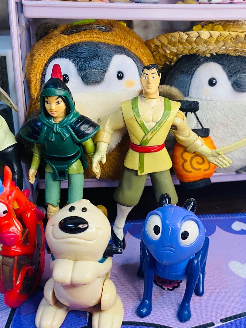 Disney Mulan toy figure set, Hobbies & Toys, Toys & Games on Carousell