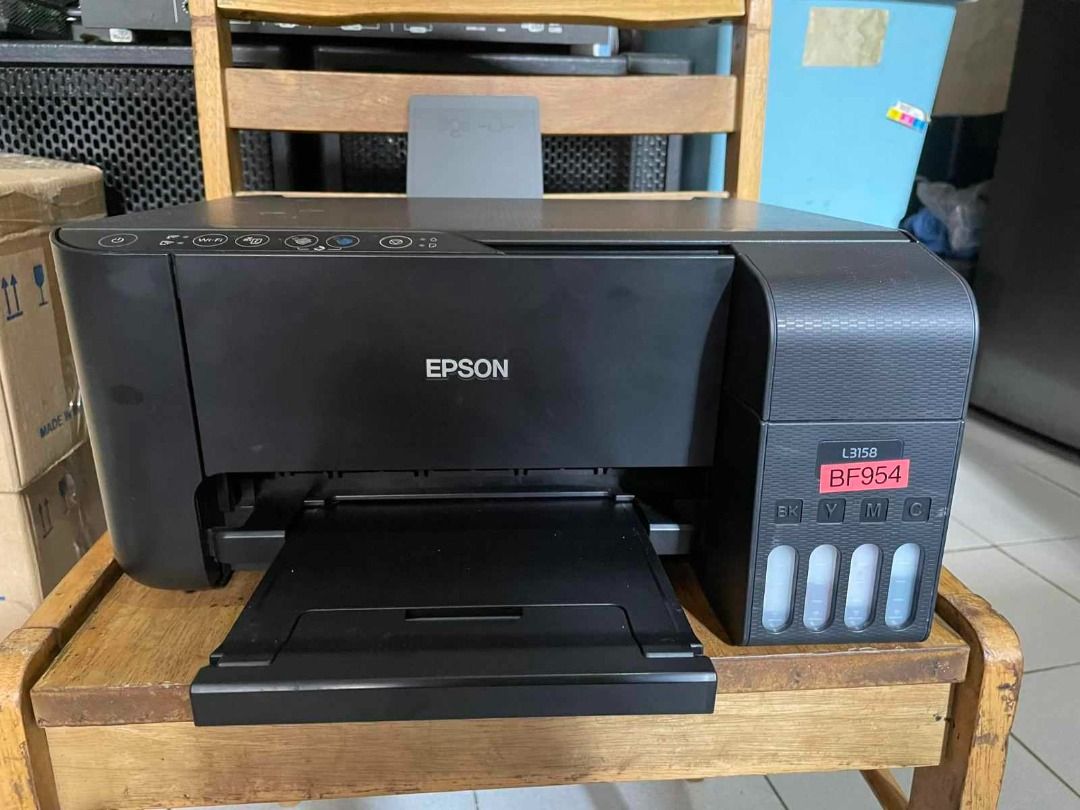 Epson L3158 EcoTank WiFi Allin one Printer REFURBISHED/ 2ND HAND