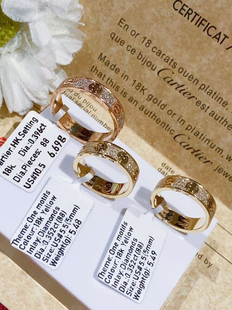 Cartier love ring gold price cheap