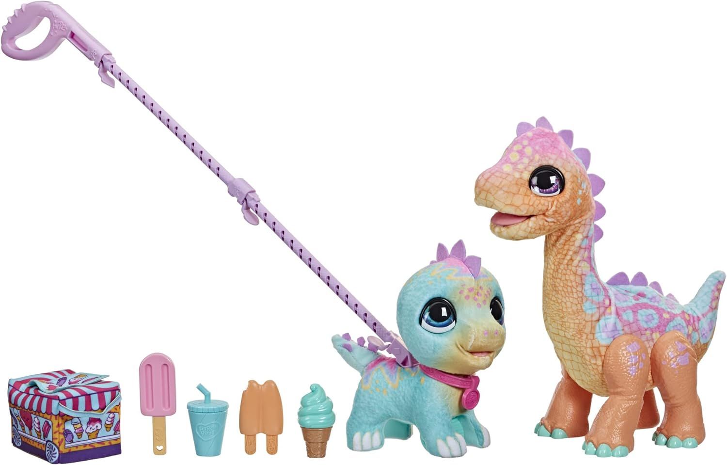 FurReal Snackin Sally s Ice Cream Party Electronic Pet with 40 Sounds and Reactions Plus Walkalots Dinosaur 5 Accessories Ages 4 and Up Amazon Exclusive Hobbies Toys Toys Games on Carousell