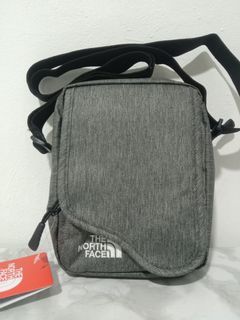 Grey sling bag for men, the North face class A with tag