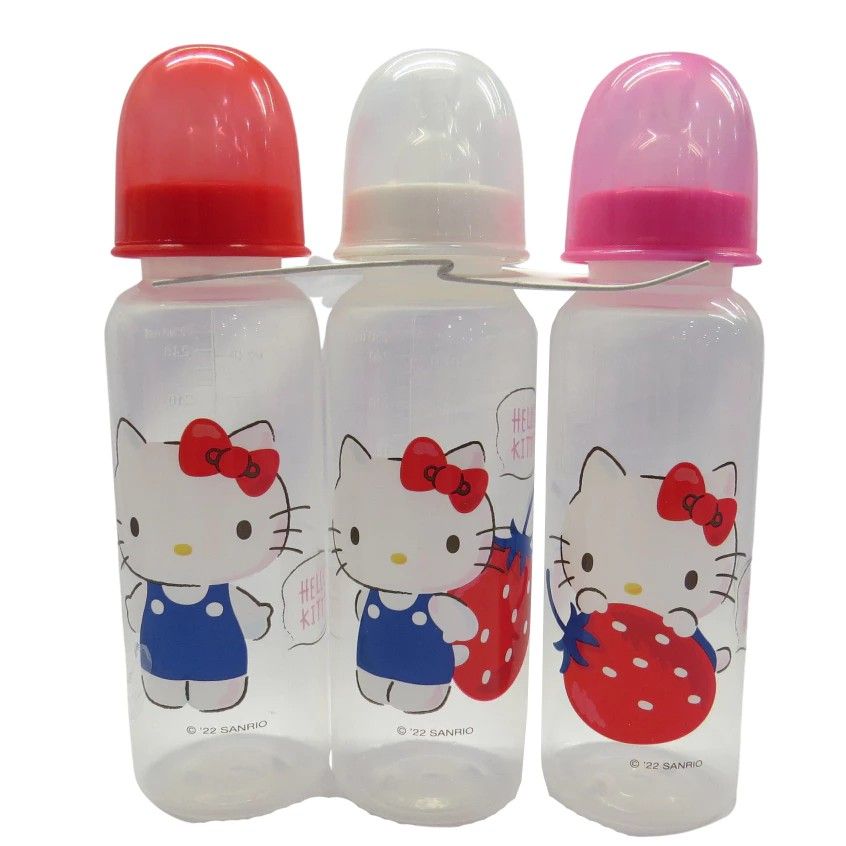 Hello Kitty Feeding Bottle 3pcs. (Category: Breastfeeding & Bottle Feeding) located in Pasig City. Submitted by luvmauve (Listing ID 1294222652, Image 1). Description: .