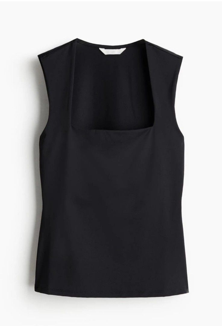 H&M - Sleeveless Jersey Top - Authentic Brands For Less Online in