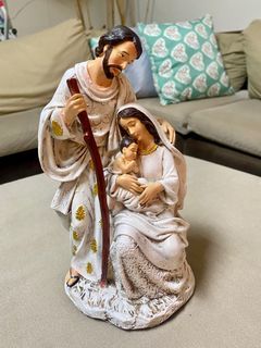 Holy Family white beige color