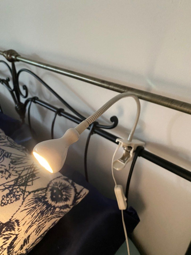 Ikea bedside reading light, Furniture & Home Living, Lighting & Fans