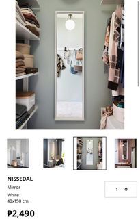 IKEA Nissedal mirrors (1) 40x150 (2) 65x65