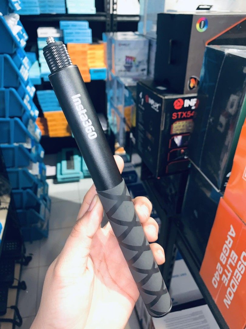 Insta360 Invisible Stick 114cm (Category: Tripods & Monopods) located in Makati City. Submitted by techubstoreandaccessories (Listing ID 1294125925, Image 3). Description: Insta360 Invisible Stick 114cm Ready for Pick-Up / Same Day Delivery Via Lalamove‼️ DETAILS: ✅ Actual Picture Posted. ✅BRAND NEW, SEALED, & ORIGINAL. ✅7 Days Replacement for Factory Defects and 1year Limited Warranty. (Terms and conditions apply). ✅With Sales Invoice (BIR REGIS