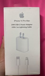iPhone charger 14/13/12/11 20W Adapter 1M type c to lightning (set)