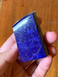 LAPIS LAZULI Palm Stone from Afghanistan