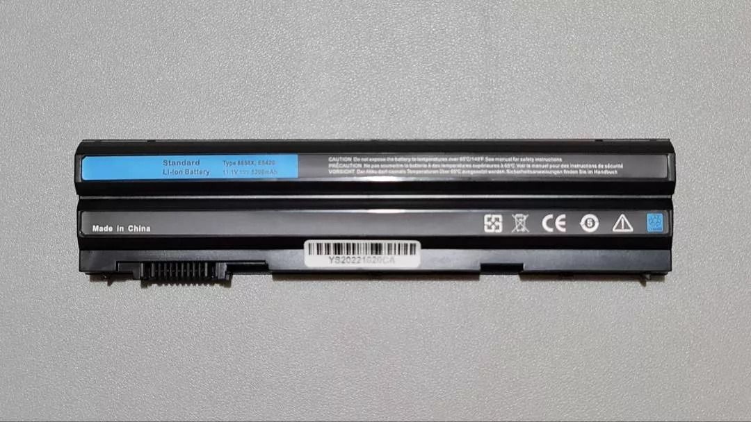Laptop battery for Latitude E5420 E5430 E5520 E5530 E6420 E6430 e6440 e6540 (Category: Chargers) located in Manila. Submitted by sdfsolutions (Listing ID 1294258346, Image 1). Description: Dell Latitude E5420 E5430 E5520 E5530 E6420 E6430 Battery Chemistry: Li-ion Voltage: 11.1v Capacity:5200mAh Battery Cell:6 Cell Color: Black .