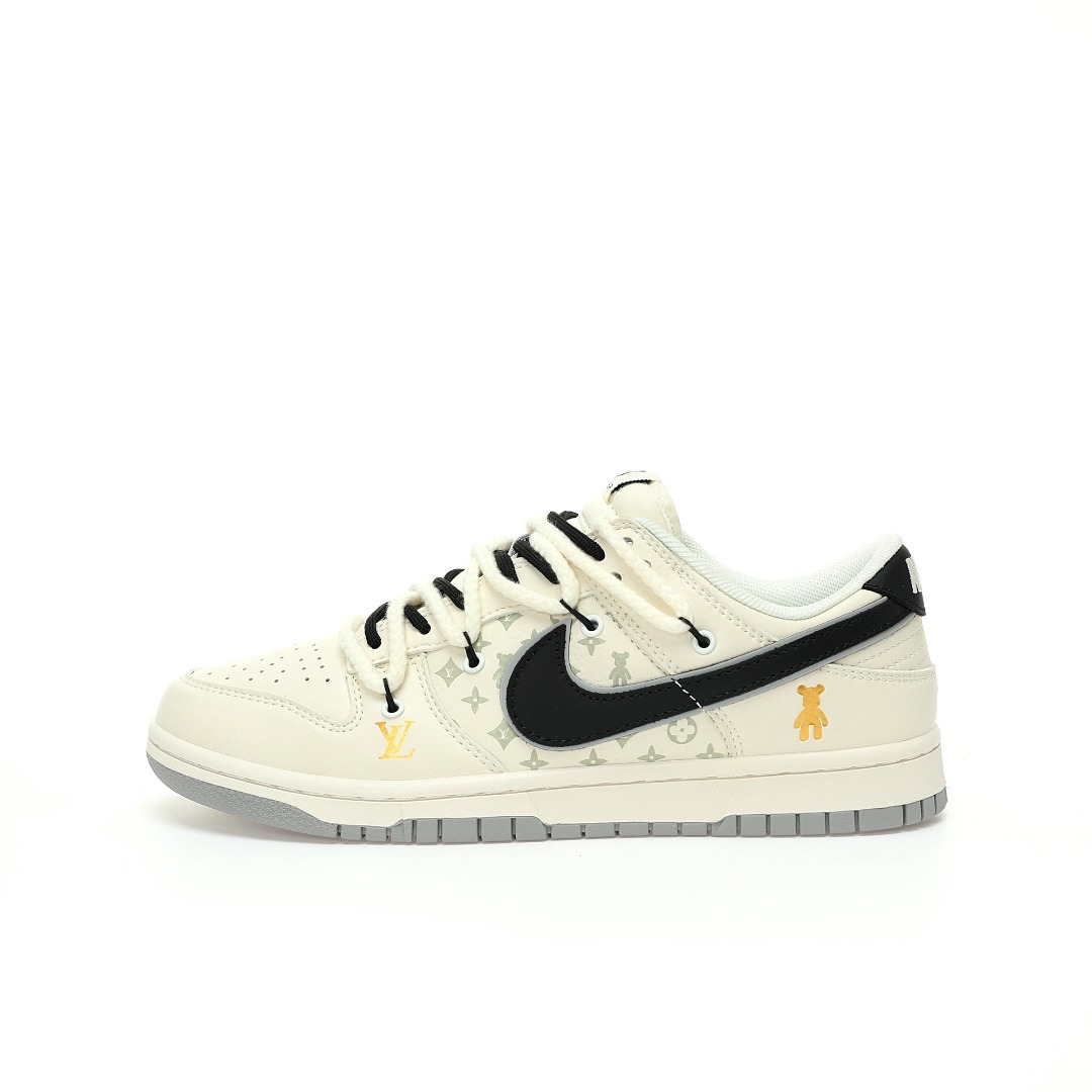 Louis Vuitton x Nike SB Dunk Low Beige Gloomy Bear LV Monogram