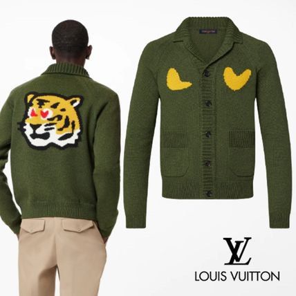 LV X NIGO SOPHISTICATED TIGER CARDIGAN Luxury Apparel on Carousell