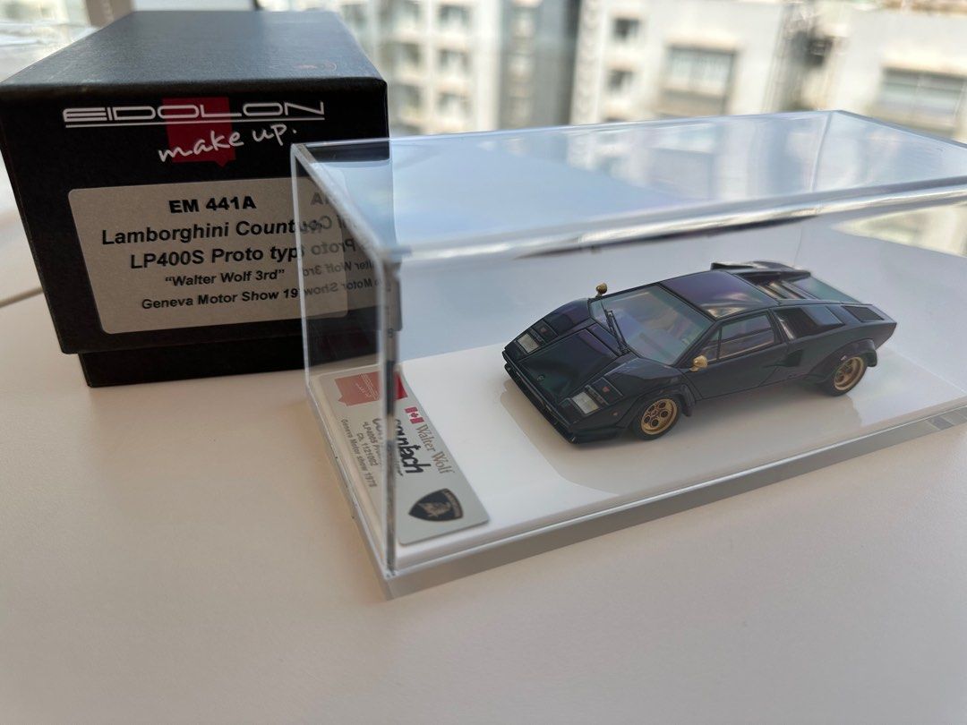 Makeup 1:43 Lamborghini Countach LP400S Walter Wolf racing em441a