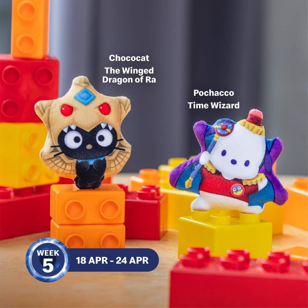 [can order full set!] McDonald's Sanrio x Yugioh Collection, Hobbies