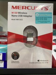 Mercusys MW150US N150 Wireless Nano USB Wi-Fi Adapter | Wi-Fi Dongle