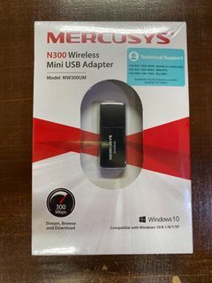 Mercusys MW300UM N300 Wireless Mini USB Wi-Fi Adapter | Wi-Fi Dongle