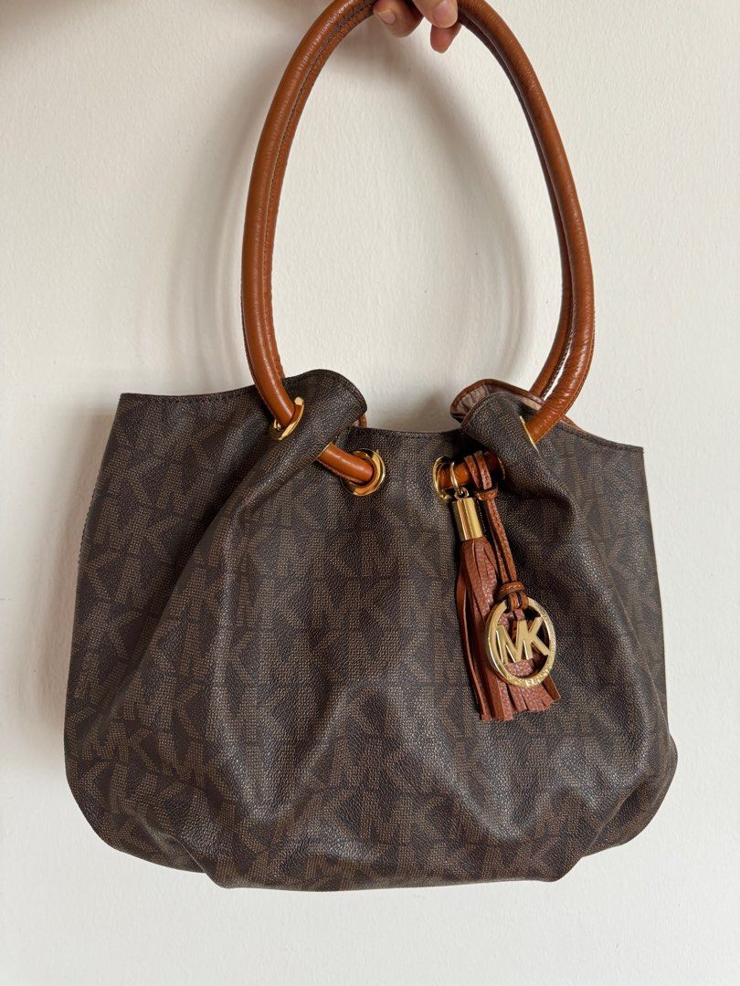Michael Kors MK monogram bag Luxury Bags Wallets on Carousell