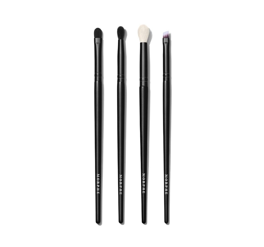 MORPHE EYE GOT THIS 4 PIECE EYE BRUSH SET (Category: Makeup) located in Manila. Submitted by juanashopbies_ph (Listing ID 1294153859, Image 2). Description: MORPHE EYE GOT THIS 4 PIECE EYE BRUSH SET Oh, these babes? Just the four natural and synthetic eye brushes you need to pull off all the gorgeous looks. Go on and give ‘em a sweep. COLLECTION INCLUDES: Oval Shadow Brush (synthetic) - The eye's the limit with this thick brush that both packs on