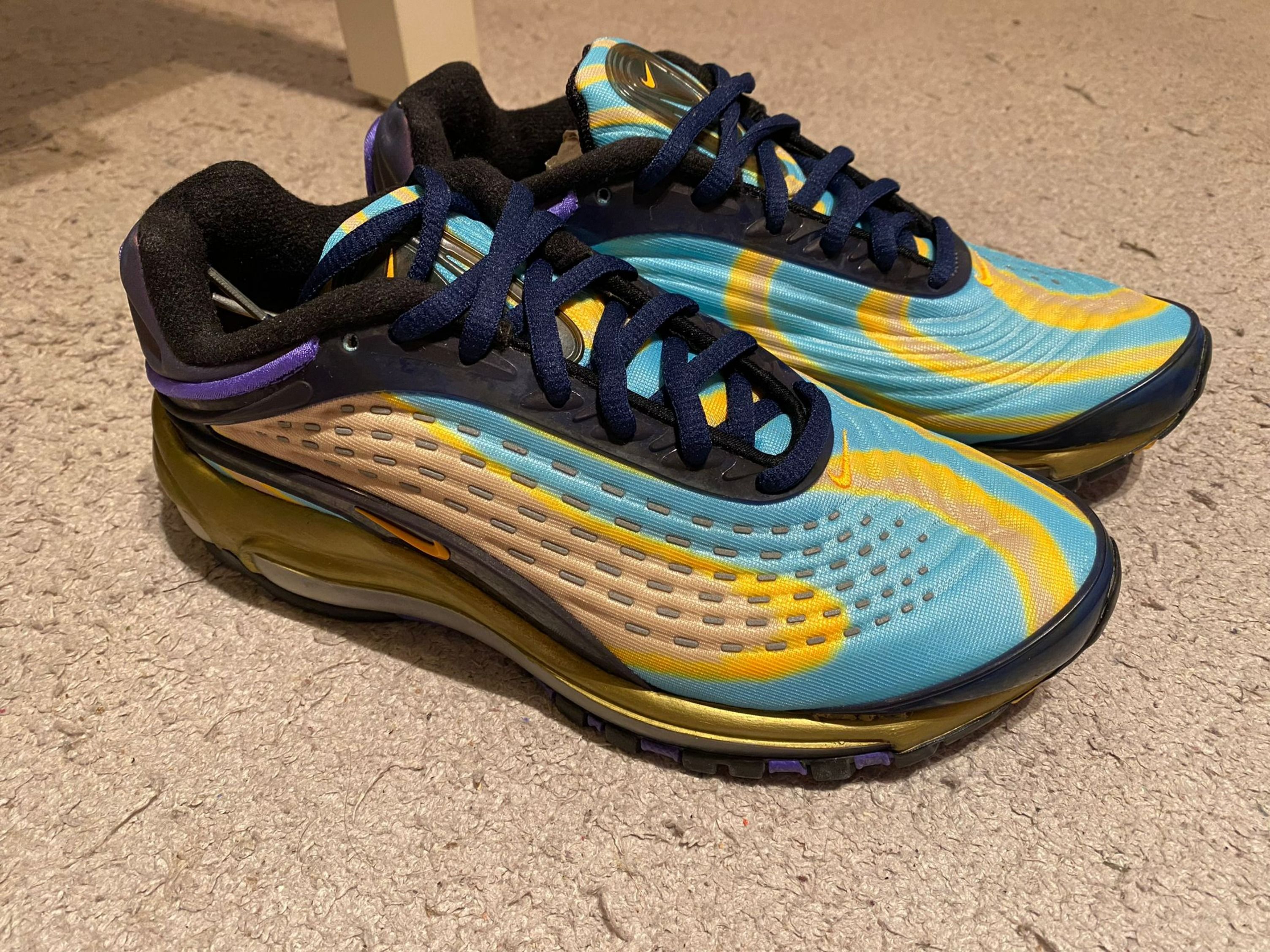 Air max 97 midnight navy laser orange cheap