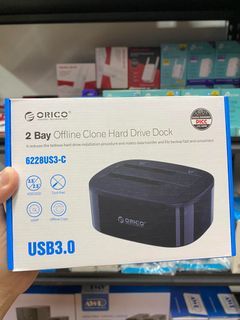 Orico 2.5" / 3.5" SATA HDD / SDD 2-Bay Offline Clone Docking Station 6228US3-C