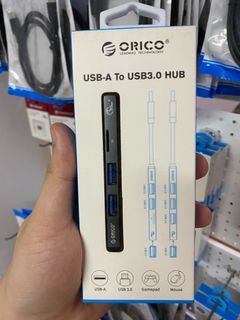 Orico 3-port USB 3.0 Hub to (USB 2.0 *2 + USB 3.0) with microSD Card Reader A12F