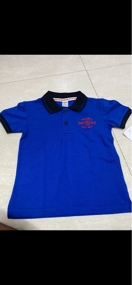 Osh Kosh Polo Shirt (Category: Babies & Kids Fashion) located in Taguig. Submitted by cire.d (Listing ID 1294191858, Image 1). Description: Brand new polo shirt RFS: Was given as a gift and wrong size.