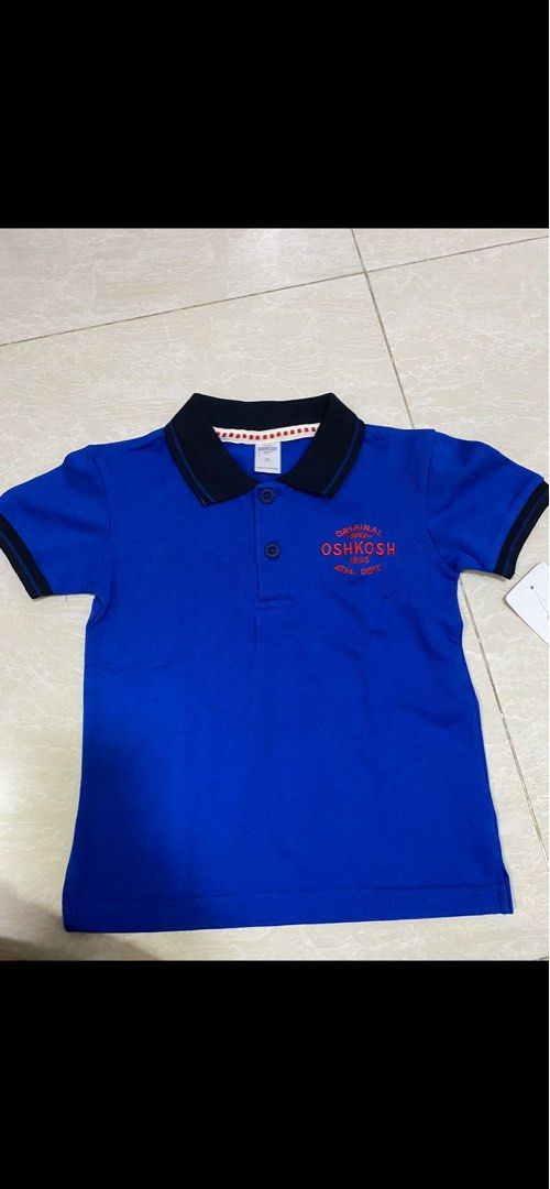 Osh Kosh Polo Shirt (Category: Babies & Kids Fashion) located in Taguig. Submitted by cire.d (Listing ID 1294191858, Image 2). Description: Brand new polo shirt RFS: Was given as a gift and wrong size.