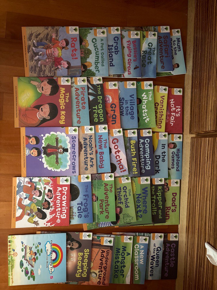 Oxford reading tree stage 5 total 36 books, 興趣及遊戲, 書本& 文具