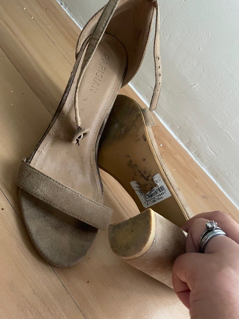 PARISIAN HEELS (Category: Heels) located in San Fernando. Submitted by yourdeclutterbuddy (Listing ID 1294172952, Image 2). Description: Size 9 used twice only naalikabukan lang kasi walana box .