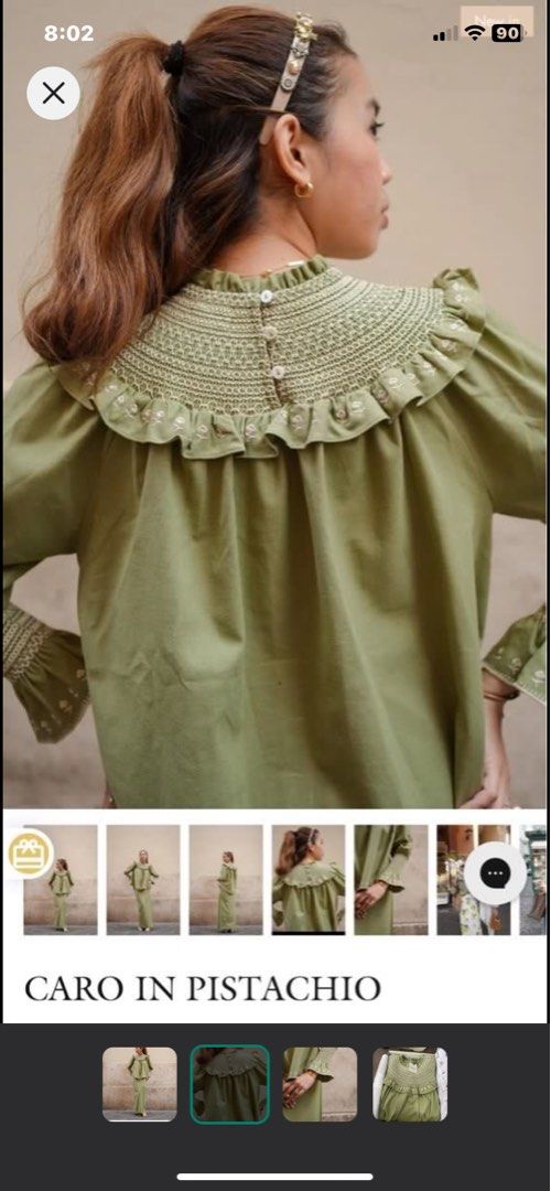 PETIT MOI CARO IN PISTACHIO- RENT ONLY, Women's Fashion, Dresses & Sets,  Sets or Coordinates on Carousell