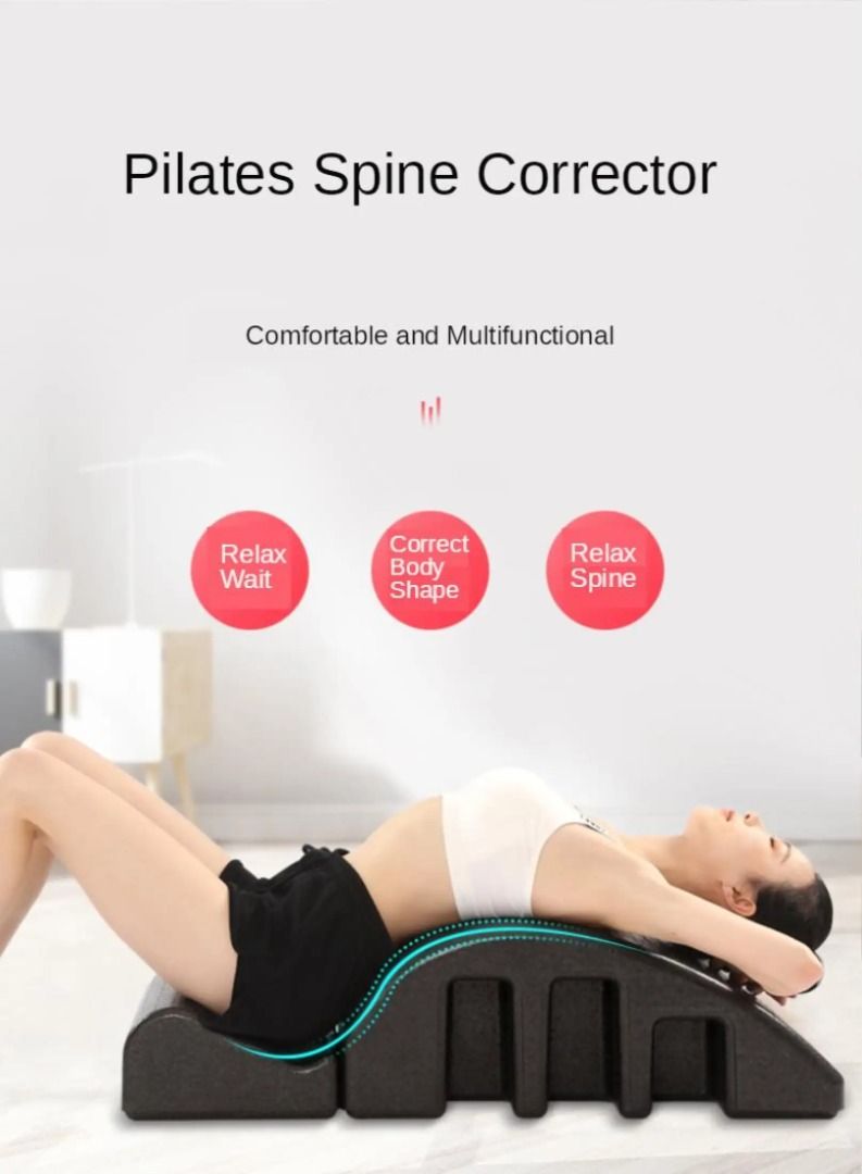 Pilates S-Curve Shape Spine Corrector Yoga Fitness Bending Cervical  Vertebra Massage Training Traction Device Accessories