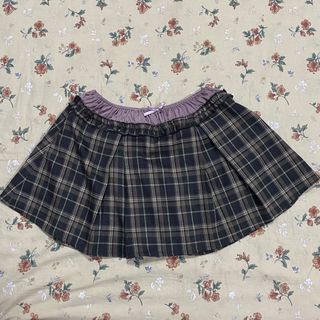 plaid miniskirt