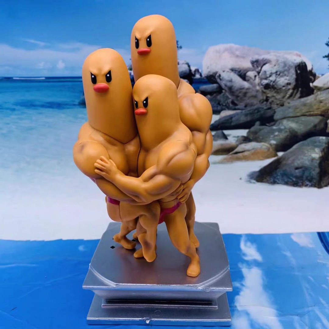 Pokemon Figurine Action Figure Toy Statue GK Diglett Muscle Man ...