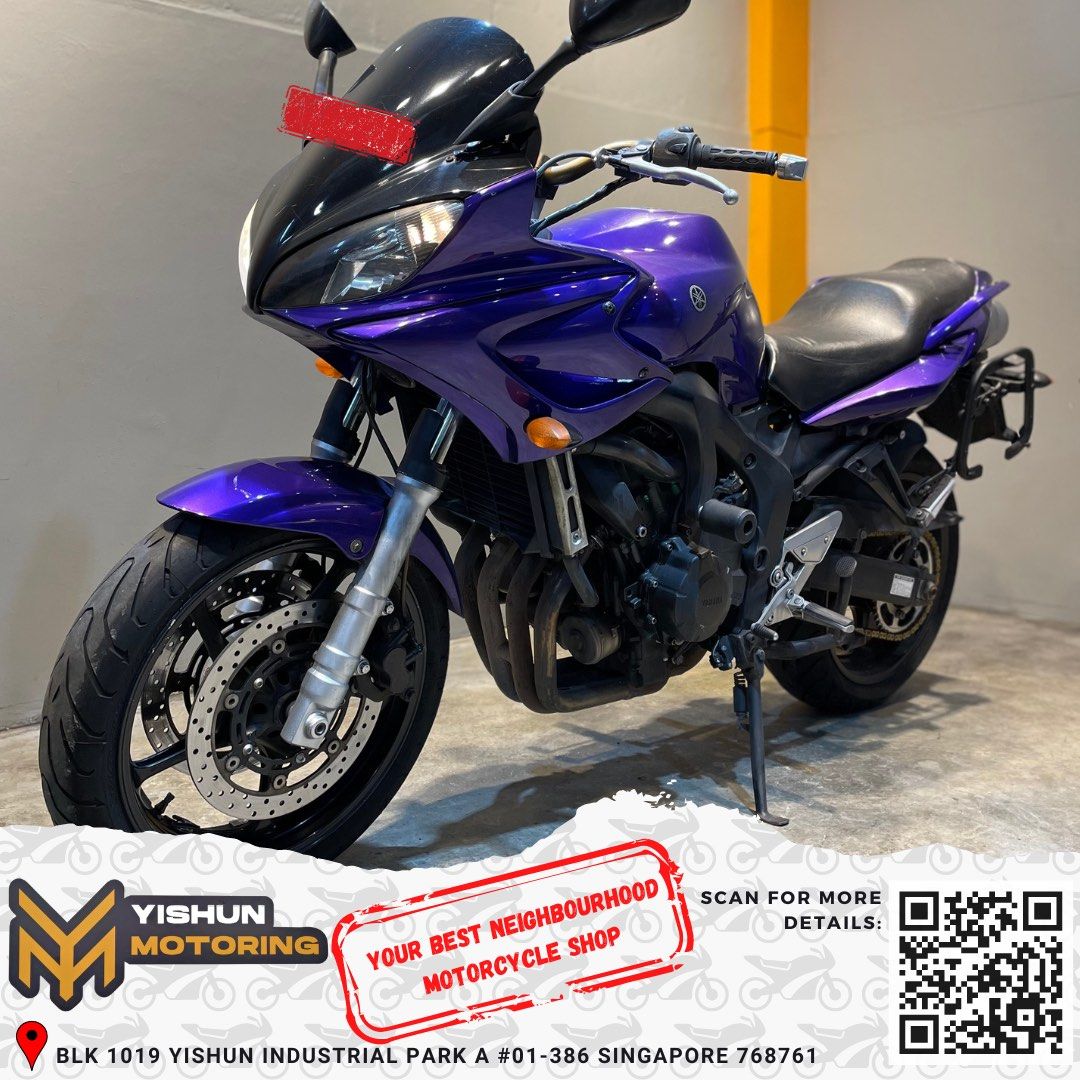 PRE OWNED UNIT YAMAHA FZ6S CLASS 2 CLASS 2 ROAD BIKE FZ6 600CC SINGAPORE FOUR CYCLINDER YAMAHA BEST CHEAPEST CLASS 2 BIKE Motorcycles Motorcycles for Sale Class 2 on Carousell