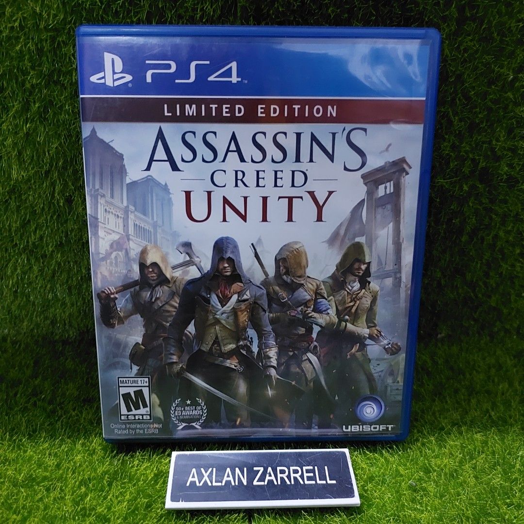 PS4 Assassins Creed Unity Limited Edition, Video Gaming, Video Games,  PlayStation on Carousell