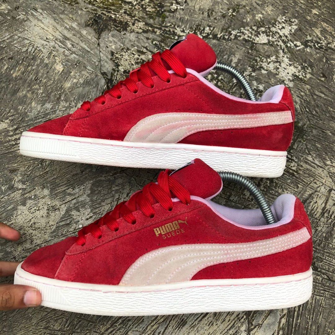 Puma suede merah new arrivals